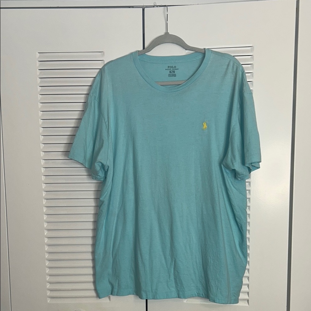 Polo by Ralph Lauren Men's Blue T-Shirt